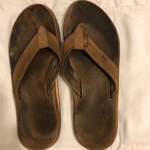 Rainbow Flip flops Brown Womens